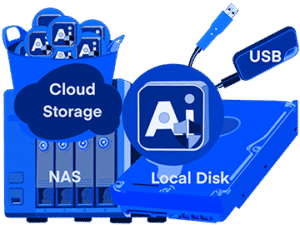 様々な保存先に対応