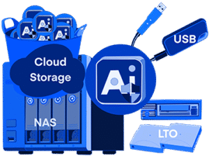 様々な保存先に対応